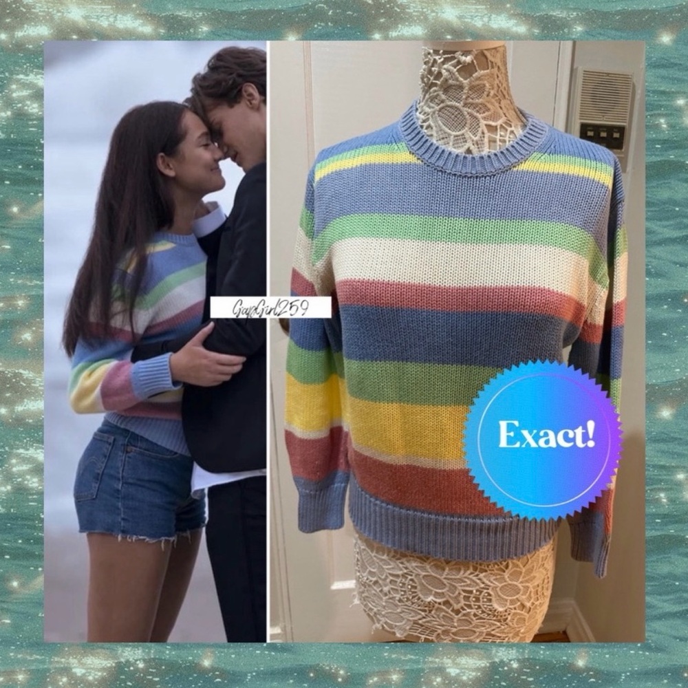 SOLD Polo Ralph Lauren striped sweater S ASO The Summer I Turned Pretty Belly